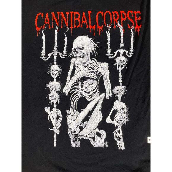 Cannibal Corpse Skeleton Graphic Tee Black Tultex XXL - Picture 5 of 6